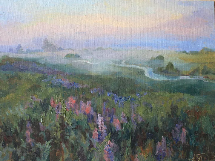 Morgennebel — Gesamtansicht